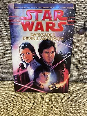 Star Wars: Darksaber Kevin J. Anderson 1st Edition Hardcover 1995 Rare Vintage • $49.56