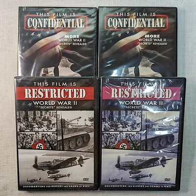 4 DVDs This Film Is Restricted/Confidential: World War II Secrets Revealed 2006 • $25.77