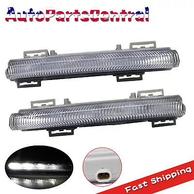 Fog Lights For Mercedes Benz 2012 2013 2014 C200/C300/C63 AMG Front Lamps DRL • $26.69