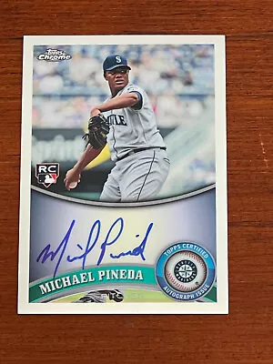 Michael Pineda 2011 Topps Chrome RC Autograph #174- FAST SHIPPING • $5.39