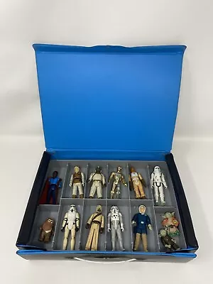 Kenner Star Wars Mini Action Figure Collector’s Case With Figures 1978 • $139