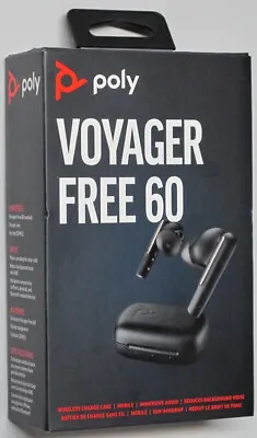 Poly Formerly Plantronics Voyager Free 60 True Wireless Earbuds With Active NC • $74.99