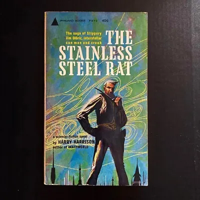 £15 • Buy Harry Harrison - The Stainless Steel Rate - Pyramid Books - 1961 Vintage Scifi