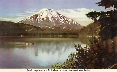 Spirit Lake & Mt. St. Helens In Southwest Washington --POSTCARD • $3.99