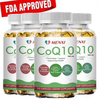 Coenzyme Q-10 300mg AntioxidantHeart Health SupportIncrease Energy & Stamina • $33.91