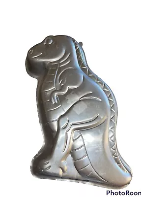 Vintage 1987 WILTON DINOSAUR  Partysaurus T-Rex Cake Pan #2105-1280 Baking Mold • $15