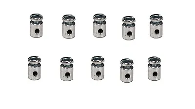 10 Pack Universal Round Body Wire Stop For Throttle Cable Brake Cable Mini Bike • $14.04