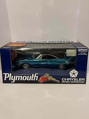 1970 Plymouth Super Bird Blue Fire Metallic RC2 1:18 Scale • $299.99