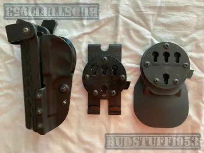 G-CODE SOC RIG Holster - Beretta 92 Kydex LH - 5207 W/Paddle & Belt Clip - Black • $47.95