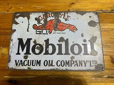 Mobile Oil Gargoyle Metal Sign • $7.24