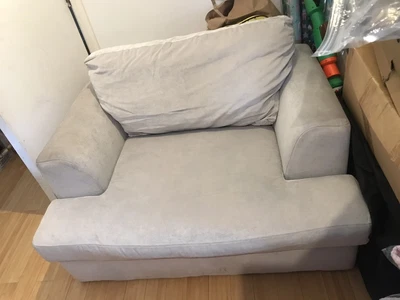 £90 • Buy Next Cream Snuggle Sofa Love Chair Large Armchair Seat