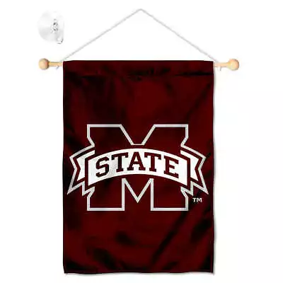 Mississippi State Bulldogs Banner Window Hanging With Suction Cup • $24.95