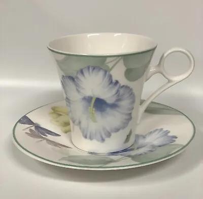 Haengnam Bone China Floral Butterfly Cup And Saucer • $16