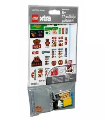 LEGO Xtra - 853921 STICKERS - Various Uses - 5 Sticker Sheets - Hard To Find NEW • $21.95