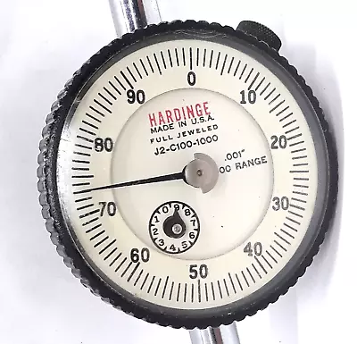 Hardinge J2-C100-1000 Dial Test Indicator .001  1.000 Range • $39.99