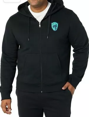 £12.99 • Buy Men's Disney Fleece Full-zip Hoodie, Marvel Black Panther Size M 