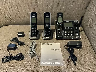 Uniden XDECT 83552 Digital Cordless Phone System - Black *Pre-owned* • $70