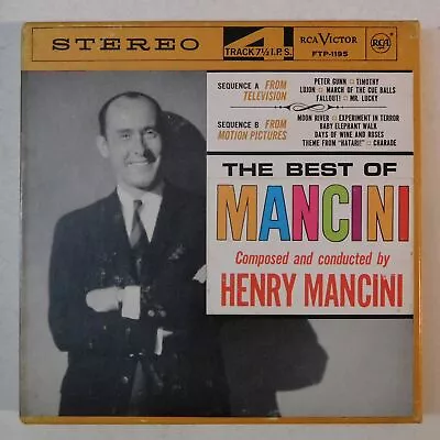 HENRY MANCINI The Best Of RCA 4 TRACK 7 1/2 IPS Reel To Reel Tape FTP • $9.50