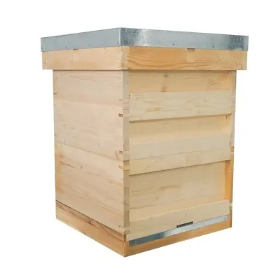 National Bee Hive Bee Keeping 2 Super 1 Brood Beehive - New Zealand Pine • £120