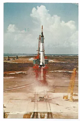 Mercury Redstone Launch Postcard Freedom 7 Alan Shepard NASA • $3.99