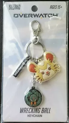 Overwatch Wrecking Ball Keychain Hammond Hamster NEW Blizzard Ent Video Game 5  • $3.95