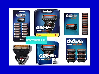 Gillette Proglide Fusion5 Razor Blades 100% Genuine Choose Yours - Fast Free P&p • £10.95