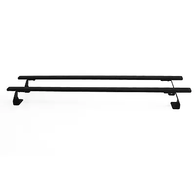 Roof Rack Cross Bars Luggage Carrier For VW Caddy 5 SB 2021-2024 Alu Black 2 Pcs • $139.90