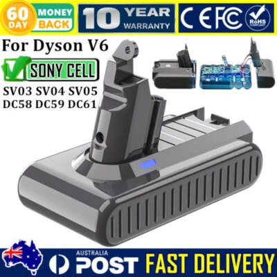21.6V Replacement Battery For Dyson V6 Animal DC59 DC61 DC62 SV03 SV04 SV05 SV06 • $25.49