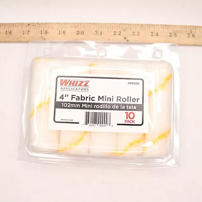 (10-Pk) Whizz Fabric Mini Roller 4  99000 • $4.44