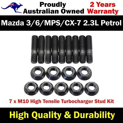 High Tensile Turbo Charger Stud Kit For Mazda 3/6/MPS/CX-7 2.3L Petrol • $49.68