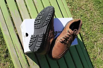 Mens  Leather Shoes Size Au/uk 10 Ee • $65