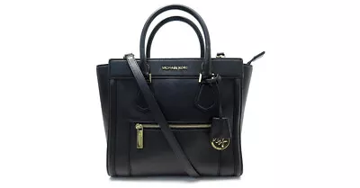 Michael Kors Colette Zip Detail Tote Black • $175