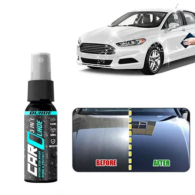 3 In 1 Car Coating Spray Nano Ceramic Polishing Wax Paint Scratch Repair Set • $4.08