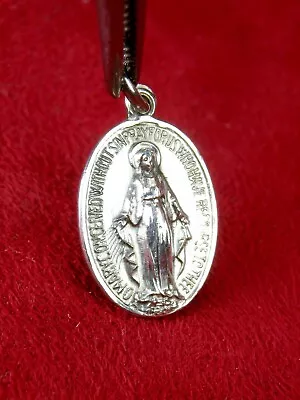 Carmelite Nuns Rare Lourdes Pilgrimage Petite Sterling Catholic Miraculous Medal • $29.99