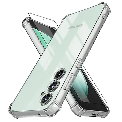 For Samsung Galaxy S23 FE 5G S22 S21 Ultra Clear Case Screen Protector TPU Cover • $5.09