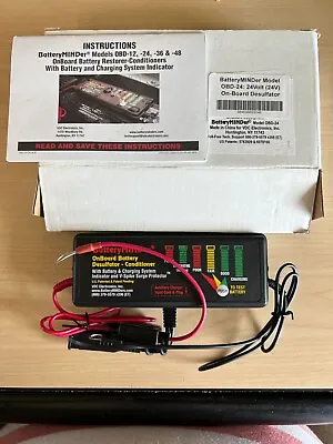 BatteryMINDer Model OBD-24: 24Volt (24V) On-Board Desulfator • $79.99