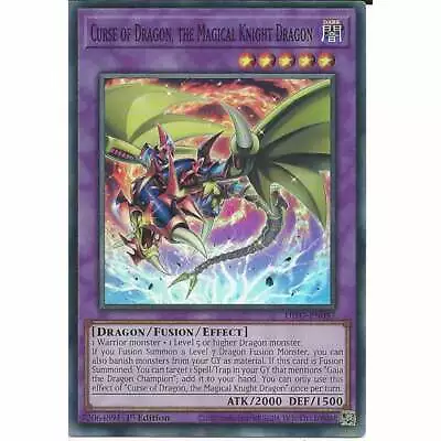 Curse Of Dragon The Magical Knight Dragon DIFO-EN097 1st Super Rare YuGiOh Card • £0.99