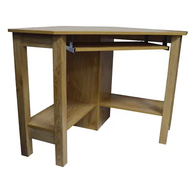 £104.99 • Buy HORNER - Corner Office Desk / Computer Workstation - Oak OF8116