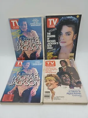 VTG Michael Jackson Cover TV Guide Magazine 1985 1991 1992 Books Lot Of 4 • $26.25