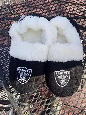 Oakland Raiders Women's Team Logo  Colorblock Slipper • $16