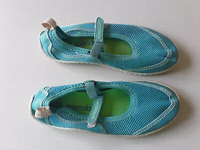 SPEEDO Girls Size 13/1  Turquoise Kids Mary Jane Sport Water Shoes • $12