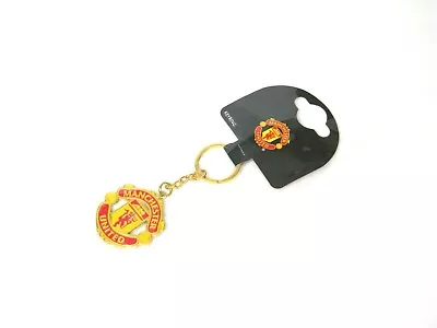 £6.99 • Buy Manchester United Club Crest Metal Keyring Man Utd Gold Key Ring 