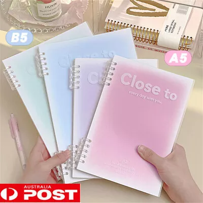 B5/A5 Loose Leaf Notebook Refill Spiral Binder Inner Page Weekly Monthly AU • $18.88