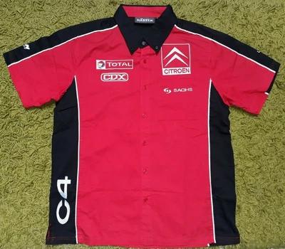 £47.99 • Buy Citroen C4 Rally Racing Team Buttons Shirt Hansen Motorsport Lemforder Total IEV