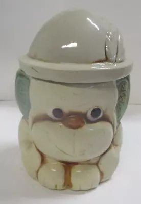 Vintage Smiling Monkey With Hat Cookie Jar • $15.99