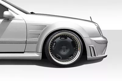 FOR 98-02 Mercedes CLK W208 Black Series Look Wide Body Front Flares 112560 • $357