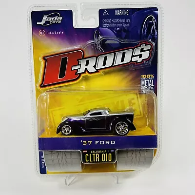 Jada D-Rods 37 1937 Ford Truck Purple & Silver 2005 Wave 1 Die Cast 1/64 NEW • $14.93
