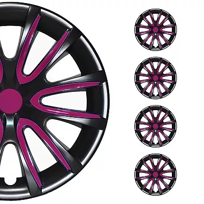 16  Wheel Covers Hubcaps For Acura MDX Black Violet Gloss • $99.90