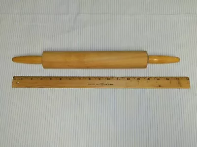 Vintage Classic Handled Wooden Rolling Pin Ball Bearing • $8.99