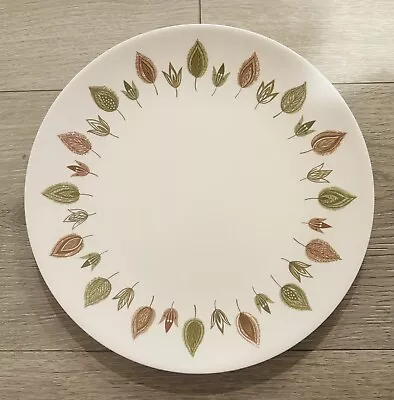 MCM Aztec MELMAC Dinnerware Autumn Leaves 10  Set Of  8 Dinner Plates EUC • $19.99